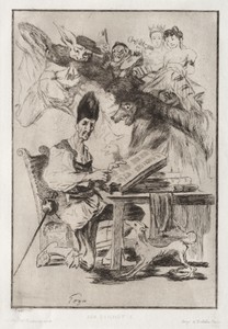 Don Quichote, after Goya