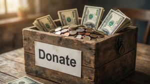 Donation Box Close-up