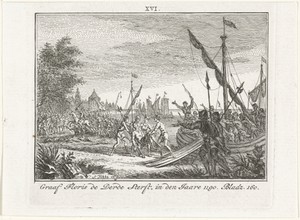Dood van Floris III tijdens de Derde Kruistocht, 1190