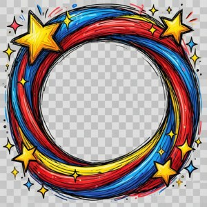 Doodle Fun Facecam Overlay