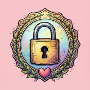 Doodle Love Badge