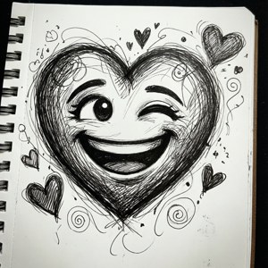 Doodle Love Emoji