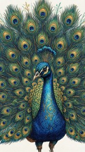 Doodle Peacock Splendor