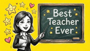 Doodle Teacher Star