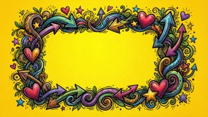 Doodle Whimsical Frame