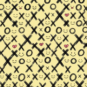 Doodle XOXO Pattern