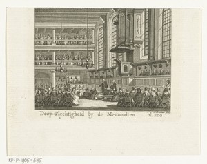 Doop in de Doopsgezinde Kerk Bij 't Lam te Amsterdam