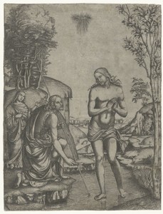 Doop van Christus in de Jordaan door Johannes de Doper