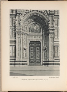 Door of the Duomo of Florence, Italy