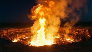 Door to Hell Flames