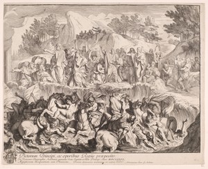 Doortocht door de Rode Zee (rechterdeel)
