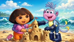 Dora's Beach Day