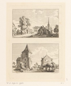 Dorpsgezicht te Till en het Tiller Huis, 1746