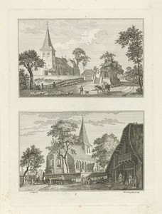 Dorpsgezichten te Hanselaer en Appeldorn, 1746