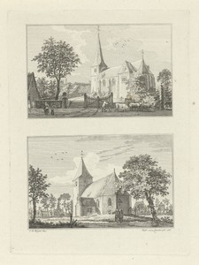 Dorpsgezichten te Kekerdom en Bimmen, 1742