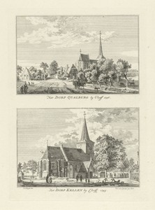 Dorpsgezichten te Qualburg en Kellen, 1745-1746