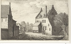 Dorpsstraat in Hemsen nabij Mechelen