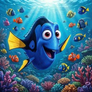 Dory's Underwater Joy