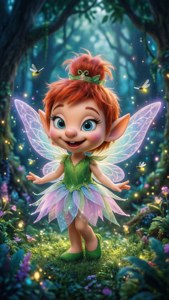 Dot Fairy in Magical Forest