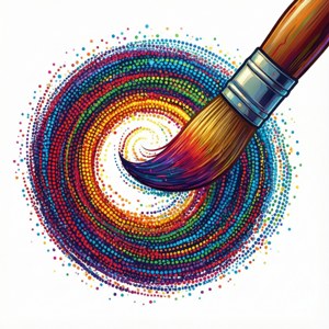 Dot Spiral Brush