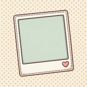 Dotted Heart Frame