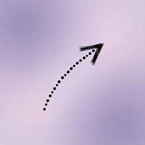 Dotted Line Arrow