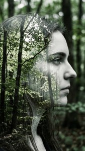 Double Exposure Nature