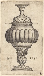 Double Goblet with Oval Decorations
