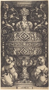 Double Goblet with Two Genii at the Base
