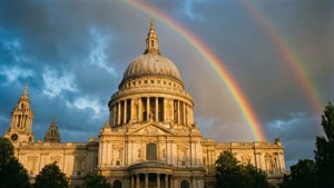 Double Rainbow Over Dome