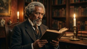 Douglass in Study