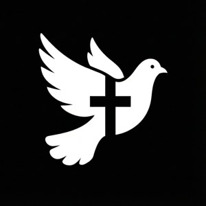 Dove Cross Silhouette