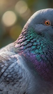 Dove Feather Macro