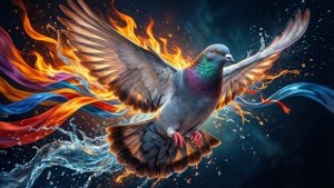Dove of Fire and Water