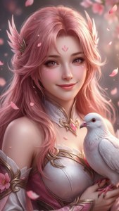 Dove of Love Portrait