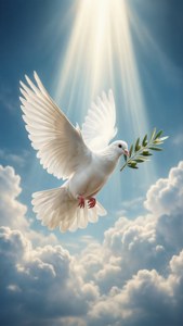Dove of Peace Descending