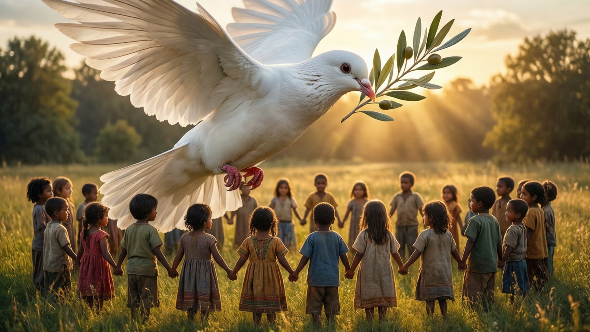 Dove of Unity by Wallpapers.art Studio