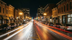 Downtown Light Trails