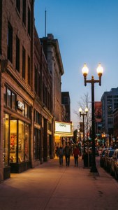 Downtown Windsor Dusk