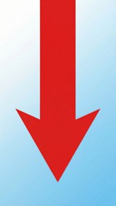 Downward Red Arrow