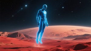 Dr. Manhattan on Mars