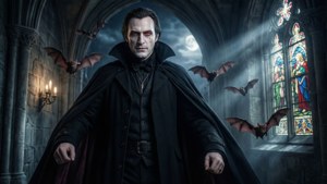 Dracula's Moonlit Castle