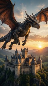 Dragon and Castle