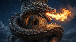 Dragon and Tower