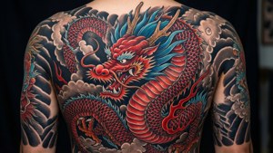 Dragon Back Tattoo