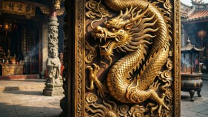 Dragon Carvings Shine