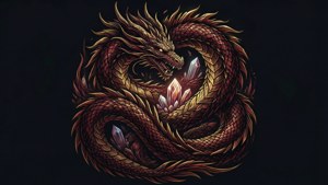 Dragon Coiled Crystal