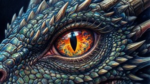 Dragon Eye Cool Drawing
