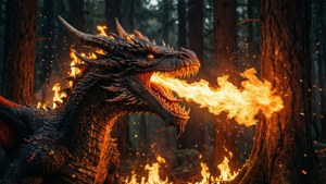 Dragon Fire Forest