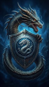 Dragon Guarding Shield